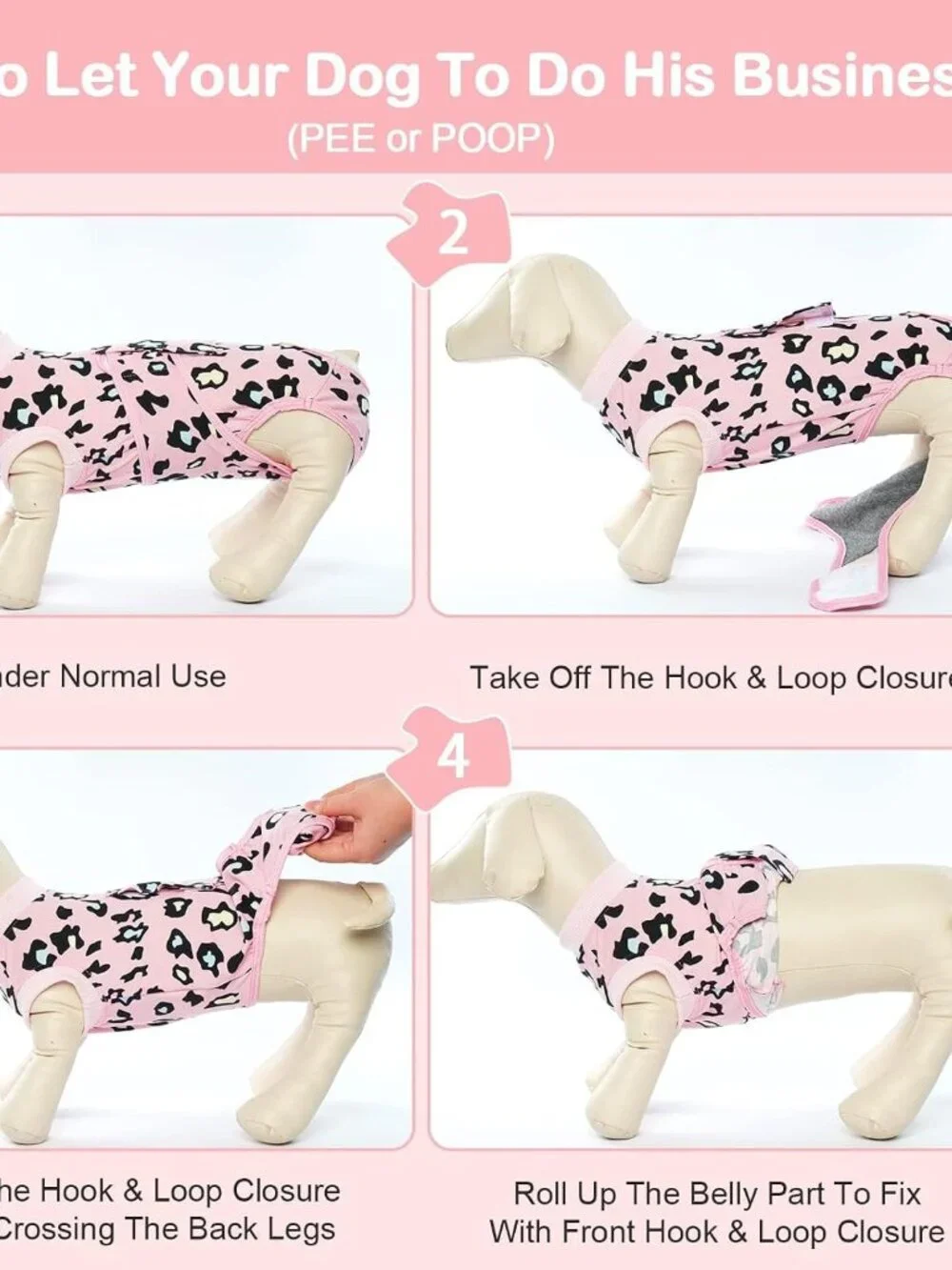 Kuoser Dog Recovery Suit for Dogs After Surgery,Professional Surgical Onesie S